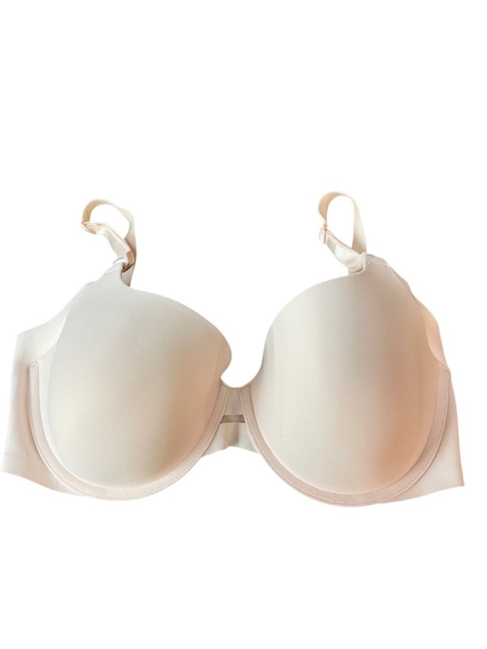 Warner's No Side Effects Underwire Bra Pink Sz 36D  01356